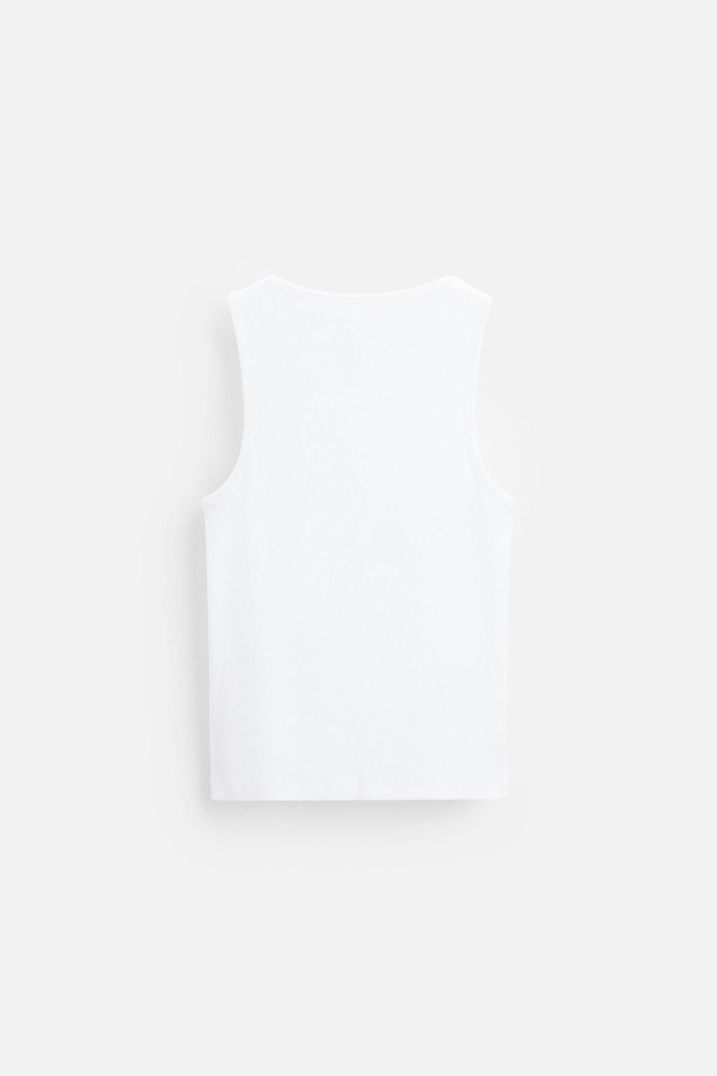 BASIC RIB TANK TOP - Zara фото 7