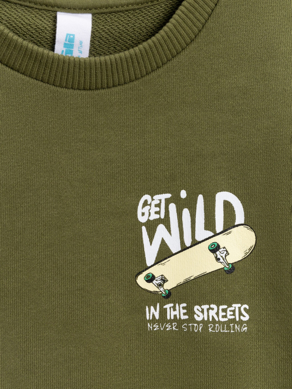 ACOOLA / Джемпер детский для мальчиков Mackay хаки  фото 5