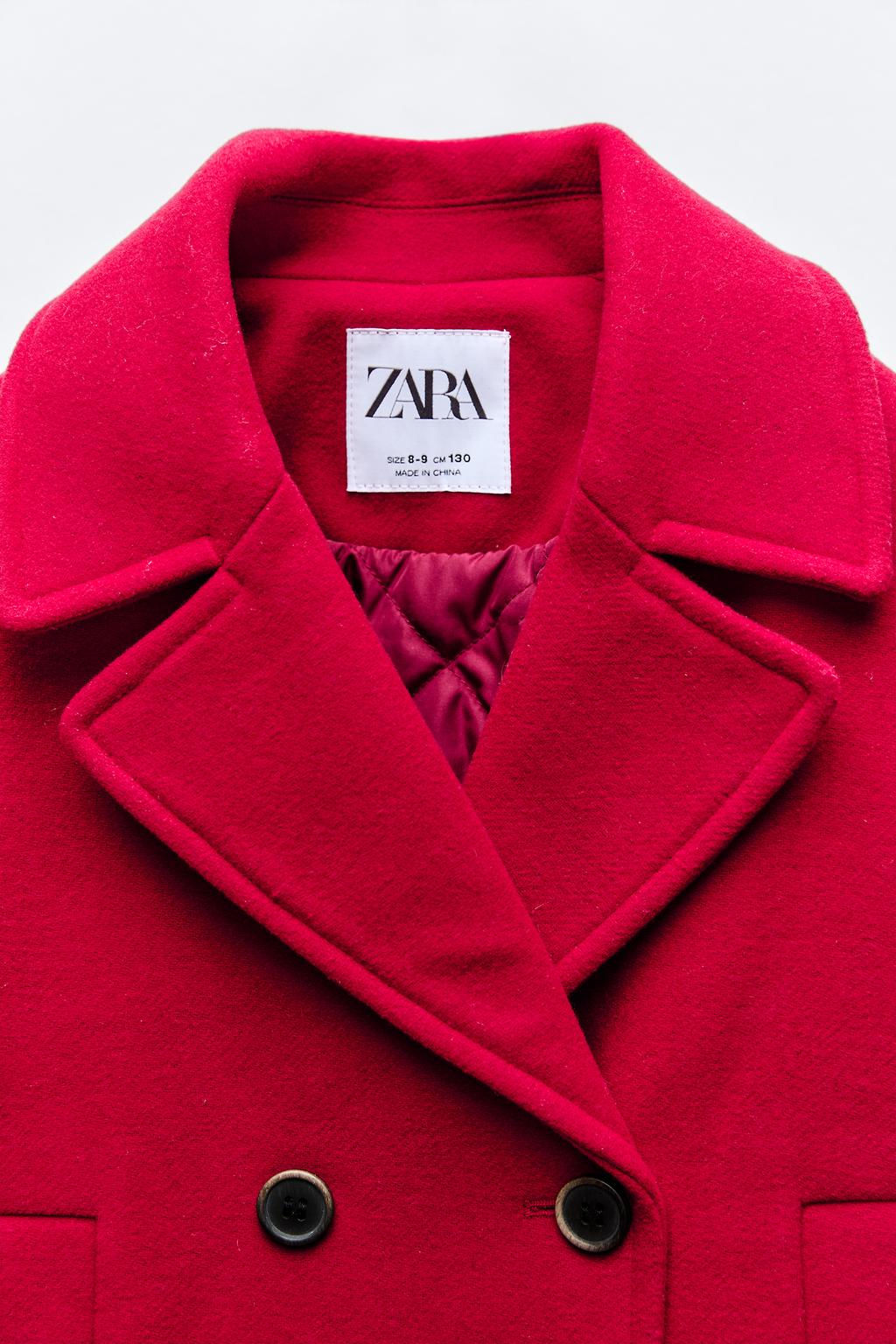 FELT TEXTURE COAT - Zara фото 4