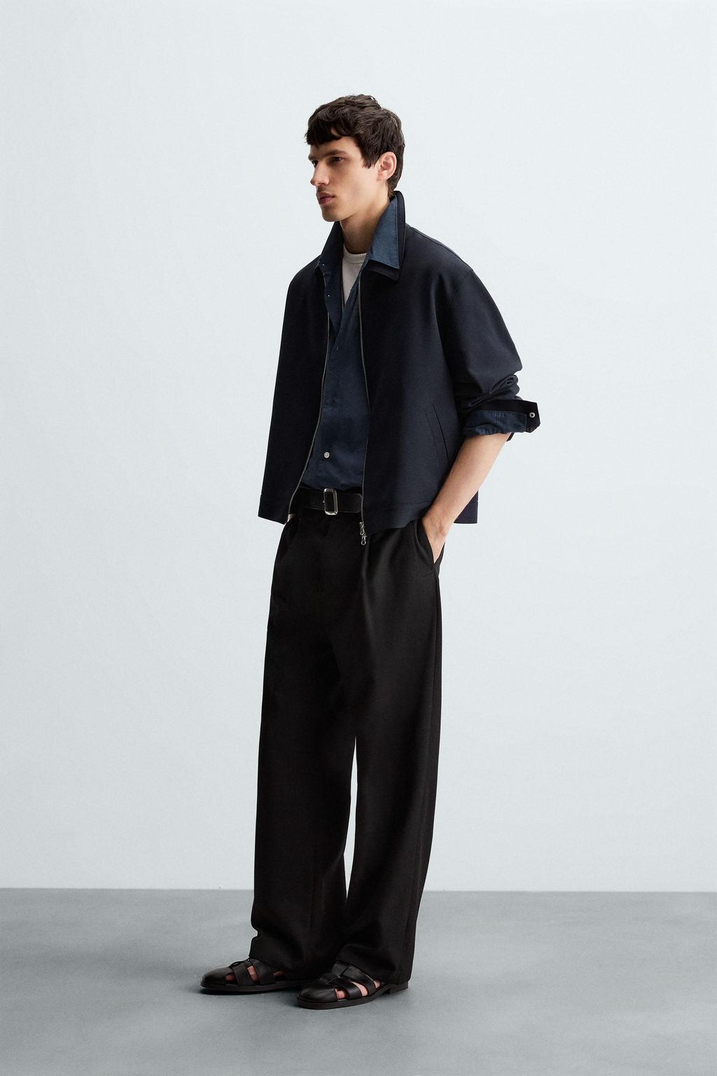 ZIP-UP OVERSHIRT
