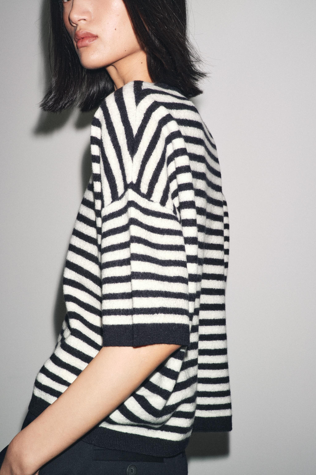 100% WOOL STRIPED SWEATER - Zara фото 5
