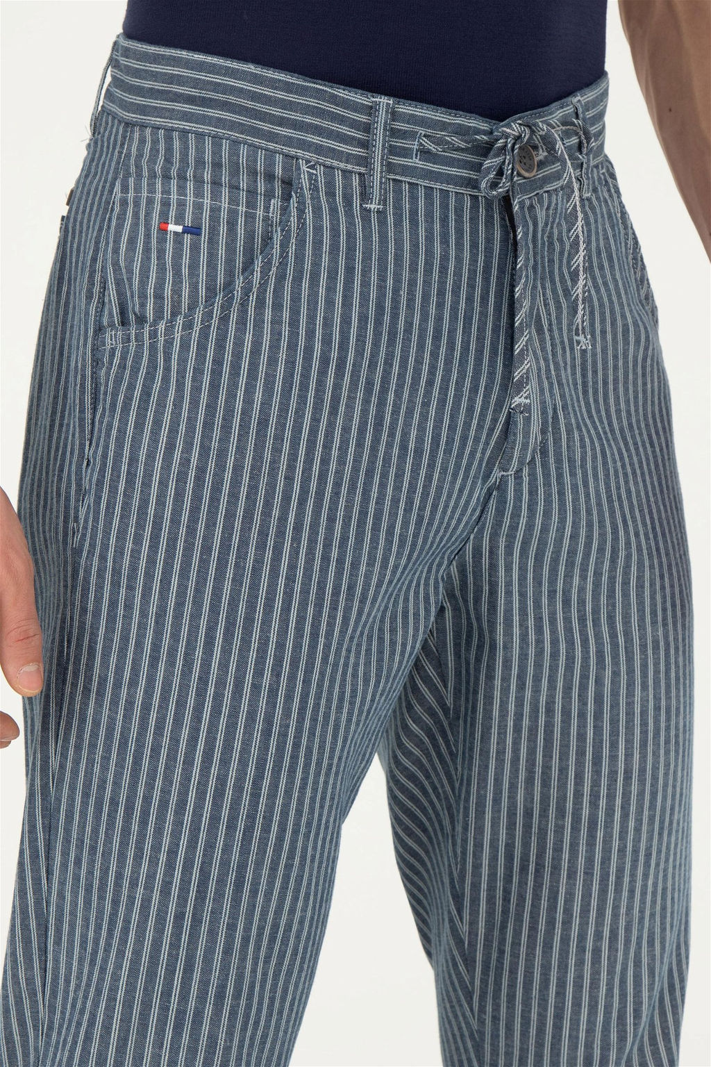 Мужские темно-синие джинсовые брюки - U.s. polo assn фото 5