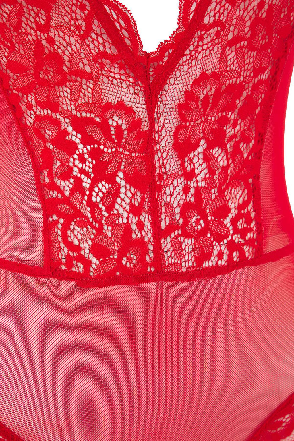 TRENDYOLMILLA Siyah Tul Dantel Detayl? Kaps?z Orme Body THMSS25BD00008  фото 6