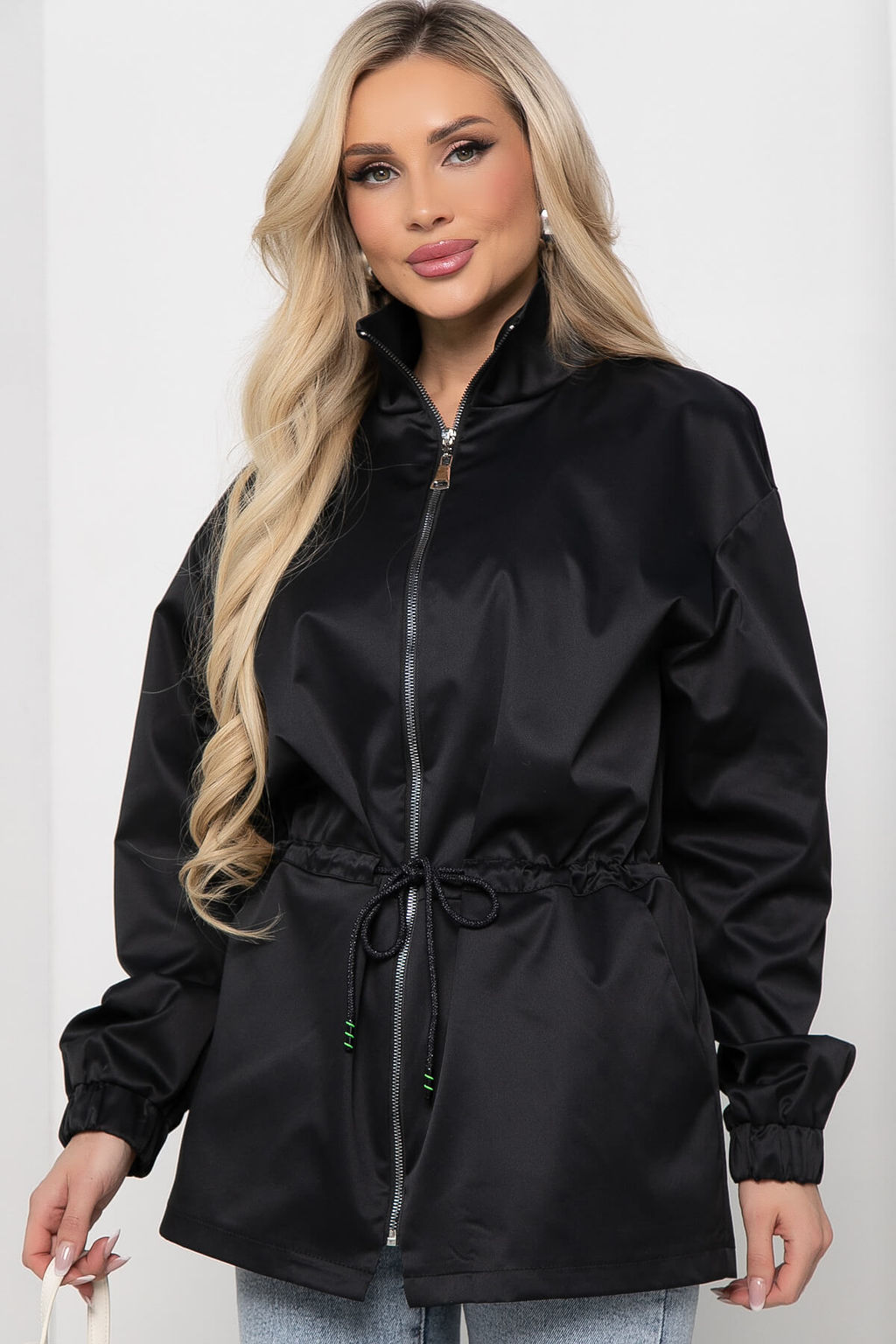 Ветровка Весенний дождь (черная) Б8602 - Lt collection фото 7
