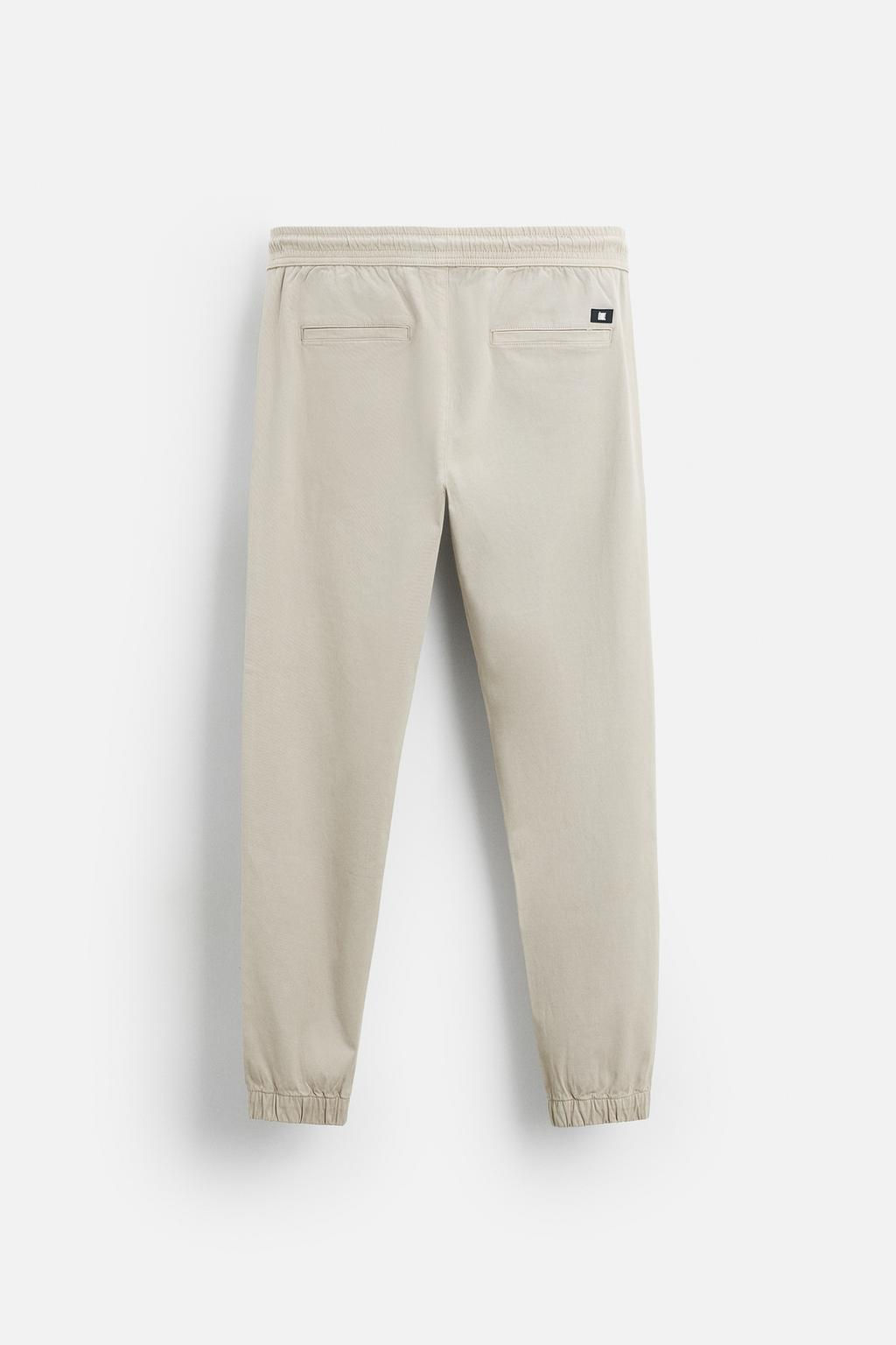FADED JOGGER WAIST TROUSERS - Zara фото 8