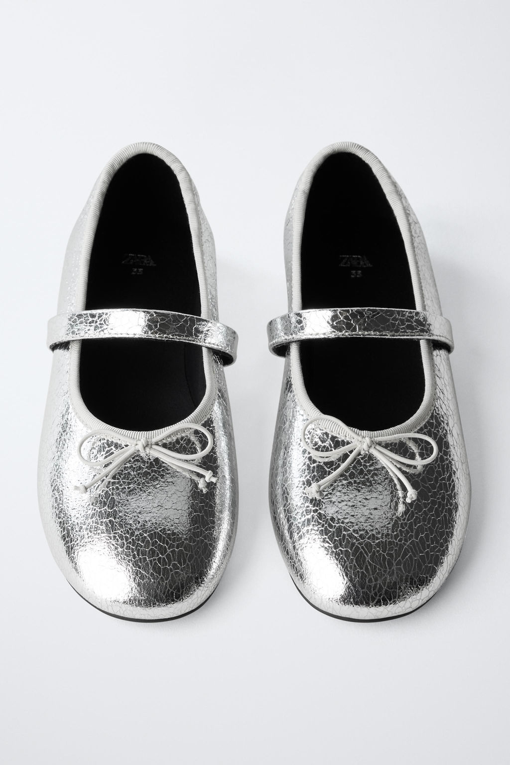 METALLIC BALLERINA - Zara фото 4