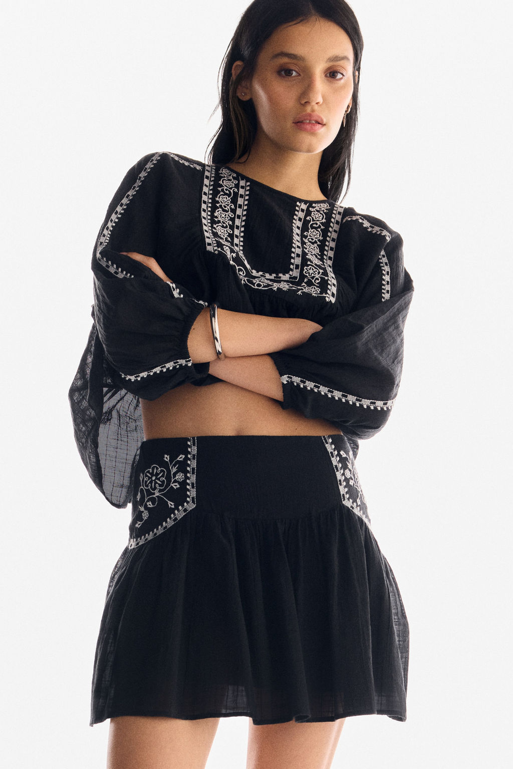 Falda bordada - H&m фото 2