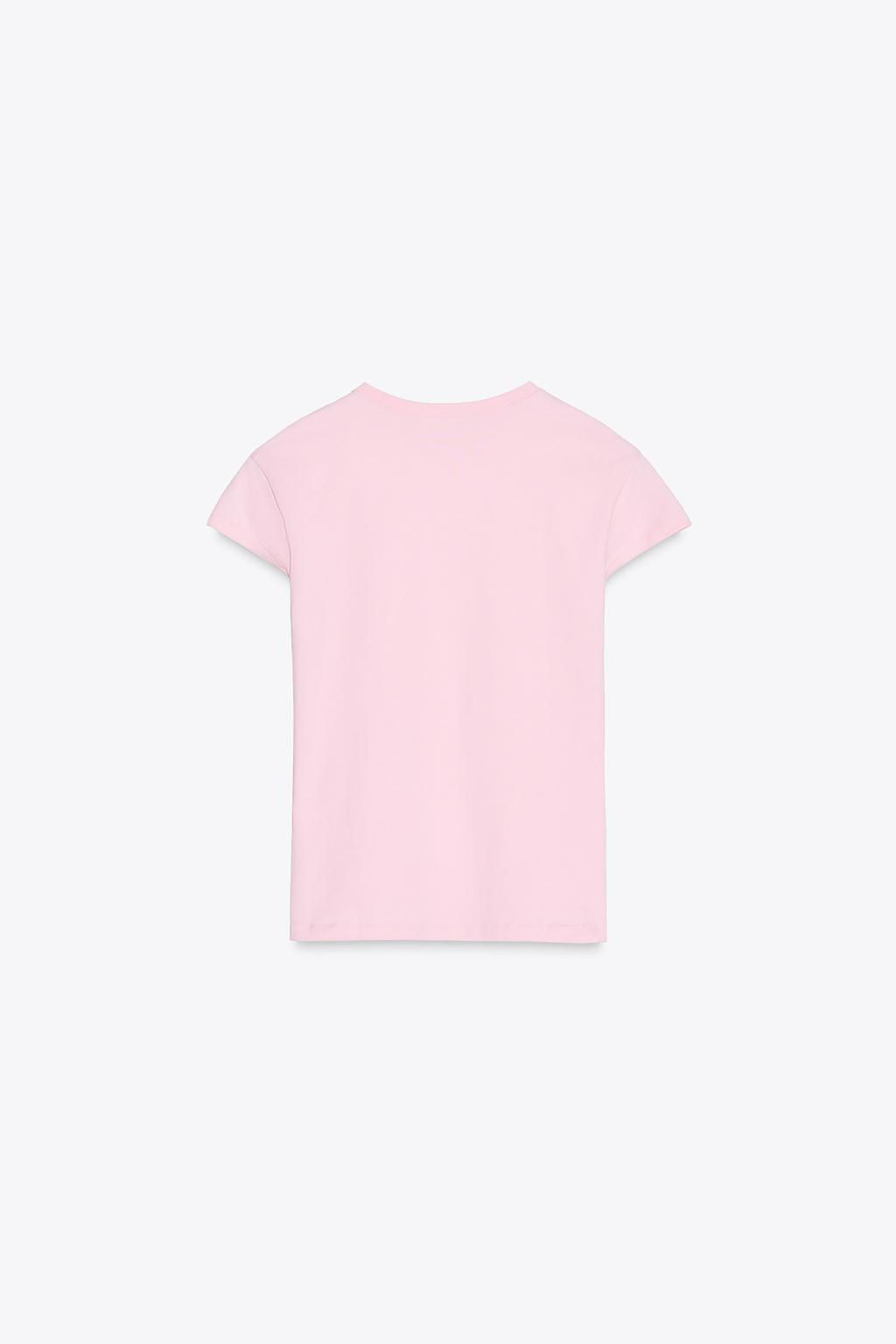 SLIM FIT SHORT SLEEVE T-SHIRT - Zara фото 6