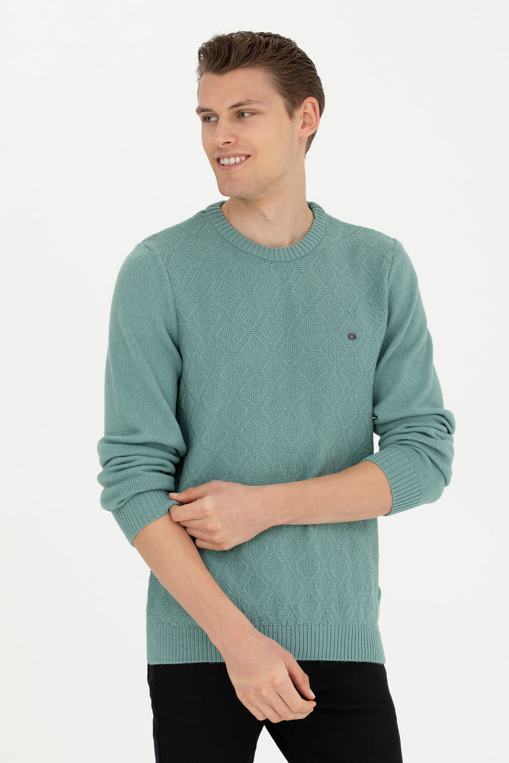 Мужской мятный свитер - U.s. polo assn фото 17