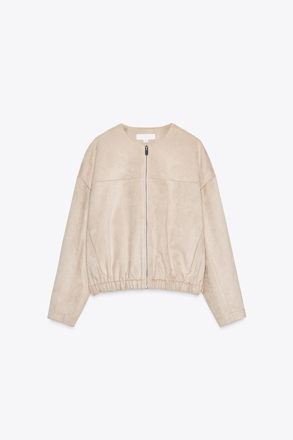 FAUX SUEDE BOMBER JACKET - Zara фото 7