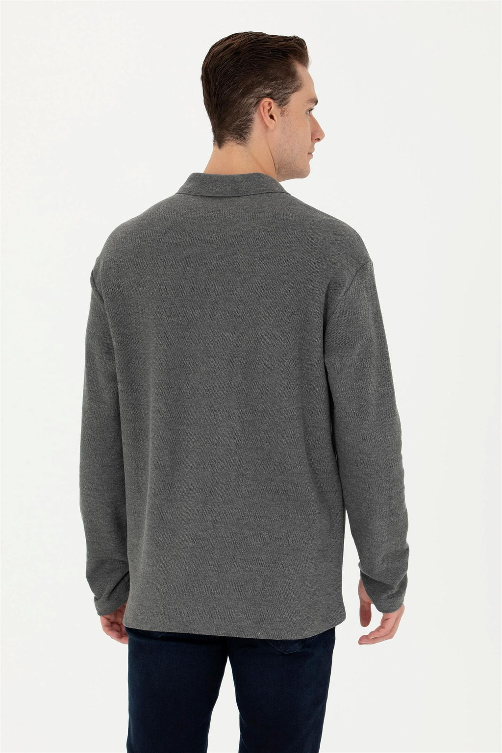 U. S. Polo Assn / Мужской свитшот антрацитового цвета - U.s. polo assn фото 12