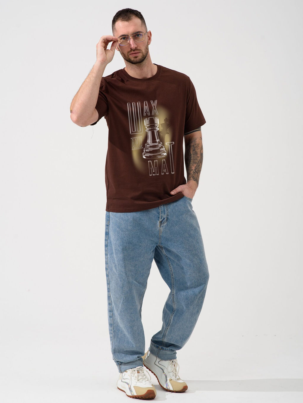 Футболка 100% хлопок Шах и мат - Оптима фото 2