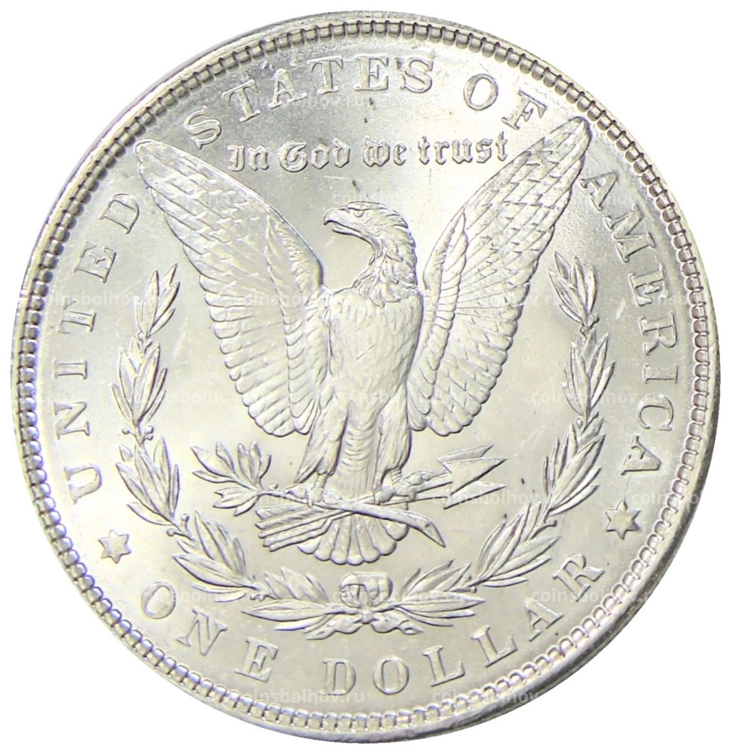 Монета 1 доллар 1889 года США Доллар Моргана