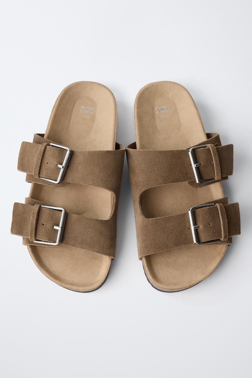 SANDALIA PIEL / Marr?n