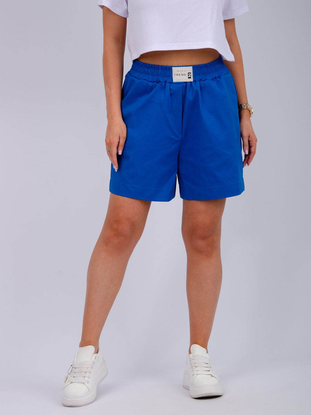 Шорты Сати, сатин хлопок 97% - Малина фото 33