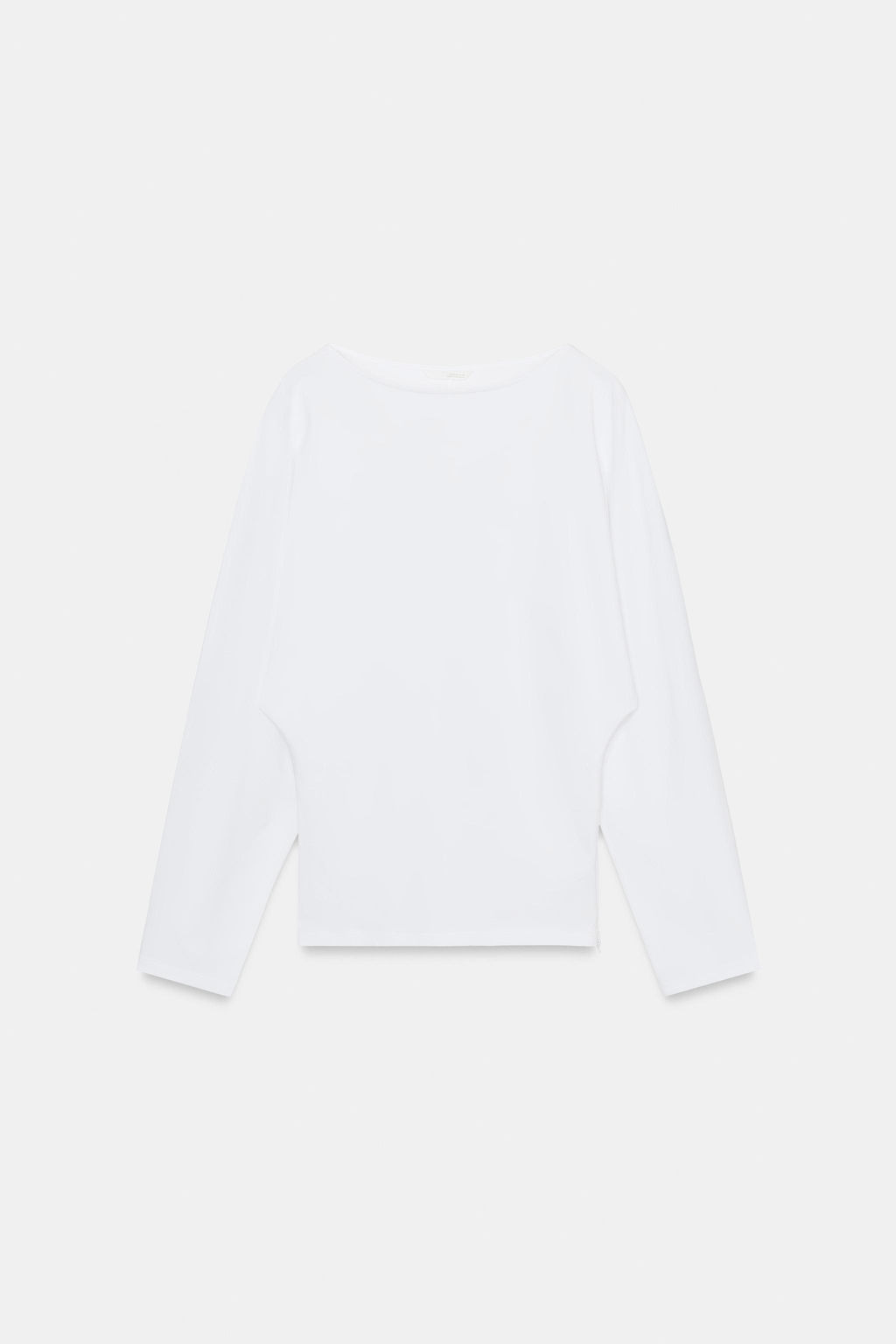 HEAVY COTTON LONG SLEEVE T-SHIRT - Zara фото 10