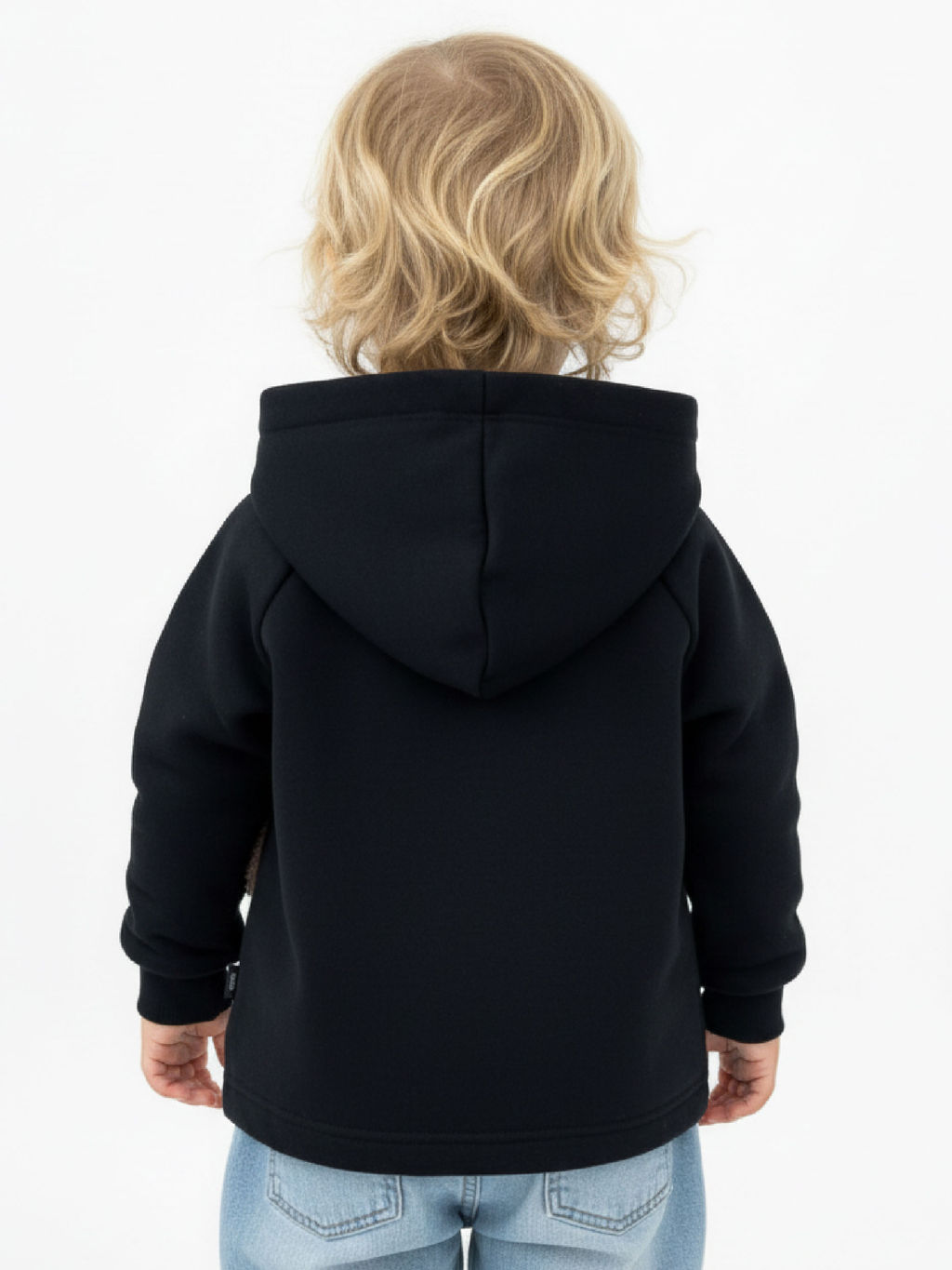 Толстовка на пуговицах 22-0234 черный - Mini maxi фото 3