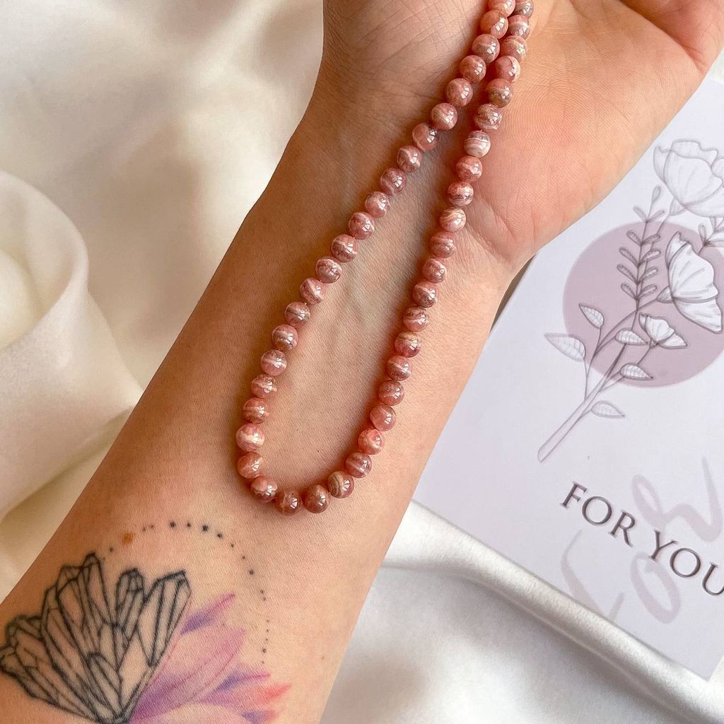 Бусы из Родохрозита - Радуга самоцветов фото 5