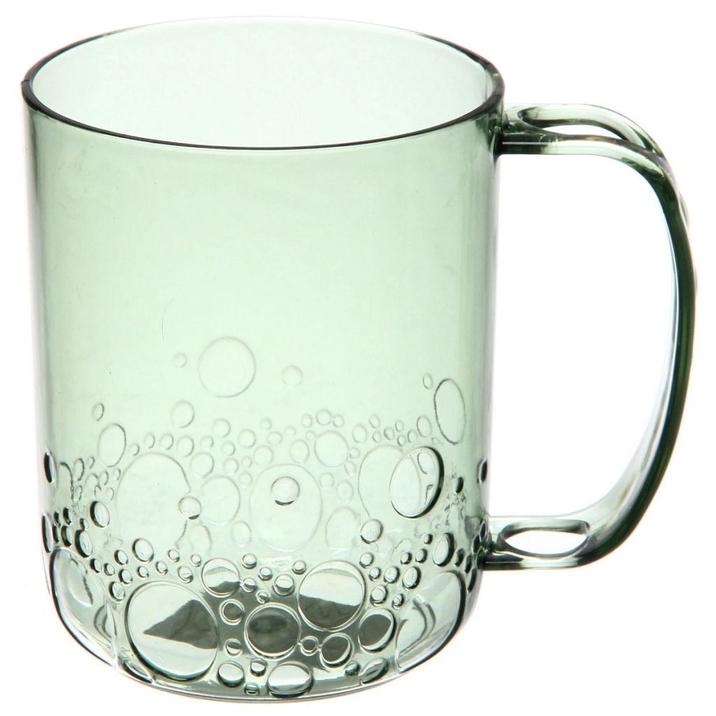 Цена за 2 шт. Кружка пластиковая 520мл "Пузыри", микс цветов