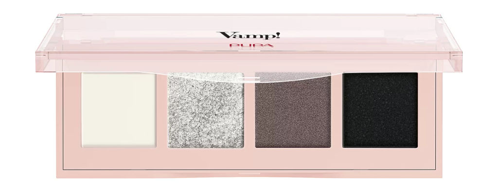 PUPA Палетка теней Vamp! 4 EYESHADOWS PALETTE тон 005 Насыщенный смоуки