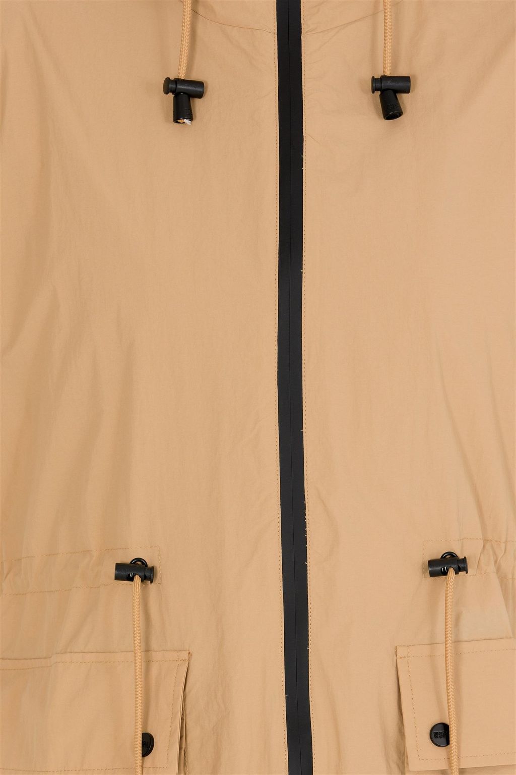 Женское коричневое пальто из синтетики - U.s. polo assn фото 5