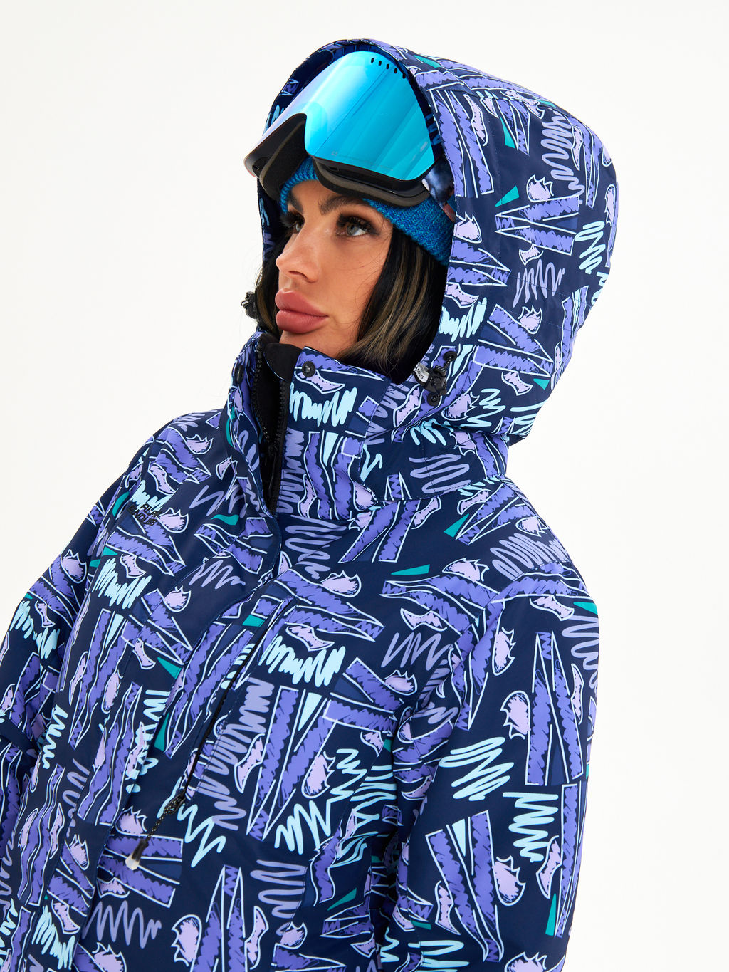 Женская горнолыжная сноубордическая куртка Alpha Endless Ultra Chaleur SNB 423/316_5 Разноцветный  фото 17