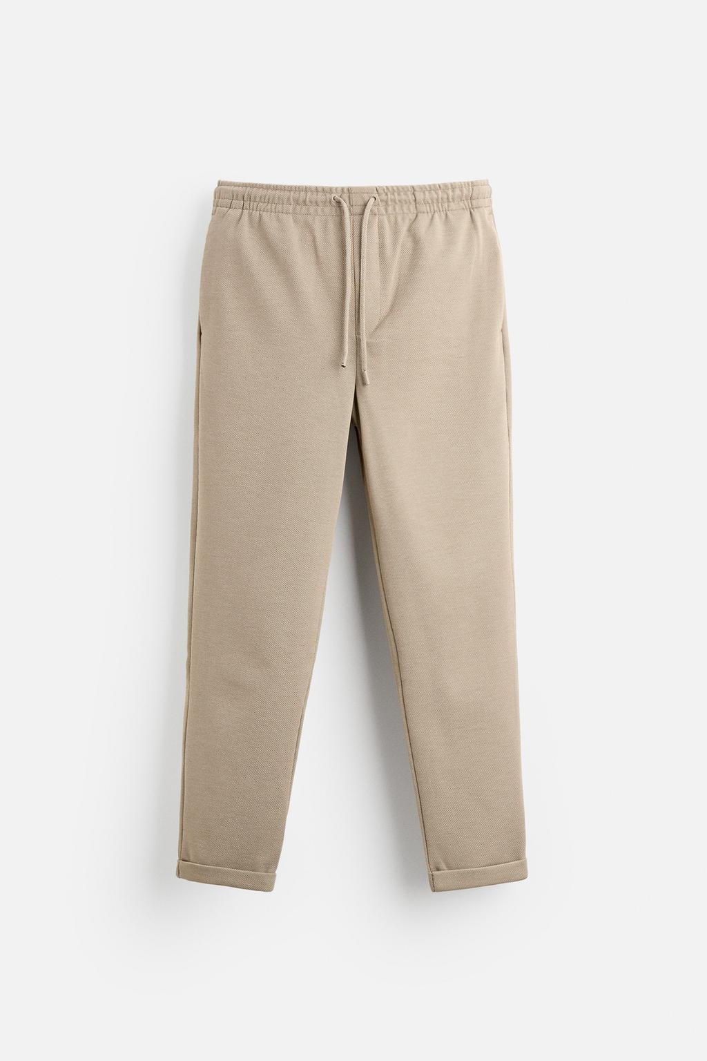 COMFORT REGULAR FIT TROUSERS - Zara фото 14