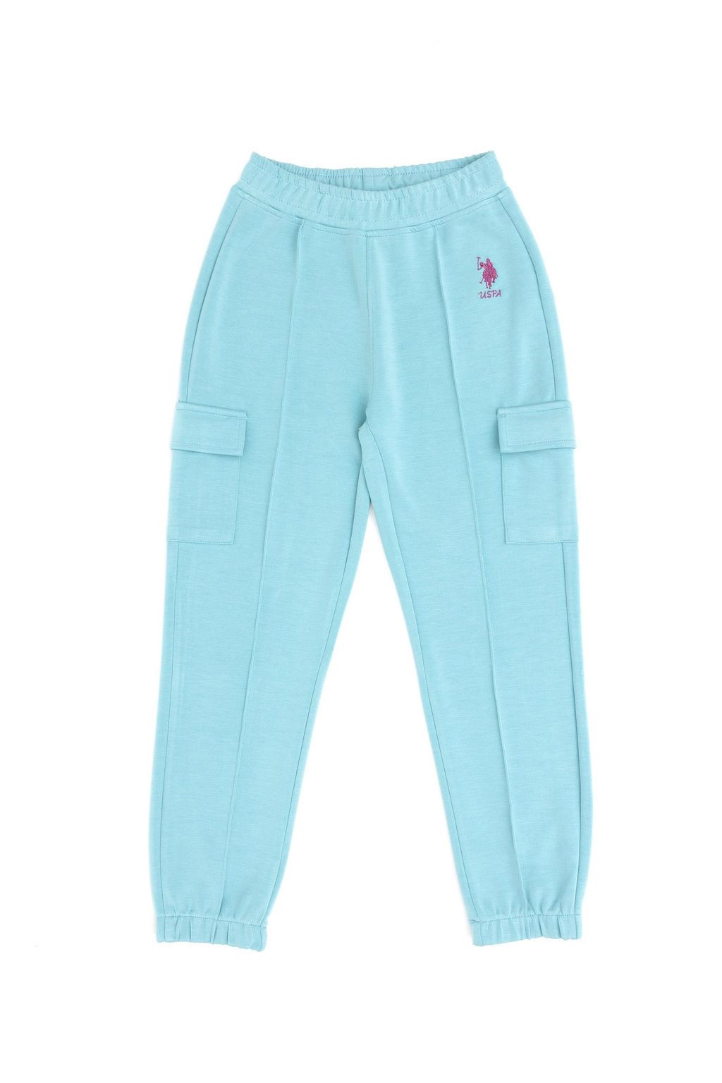 Мятные спортивные штаны для девочек - U.s. polo assn фото 2