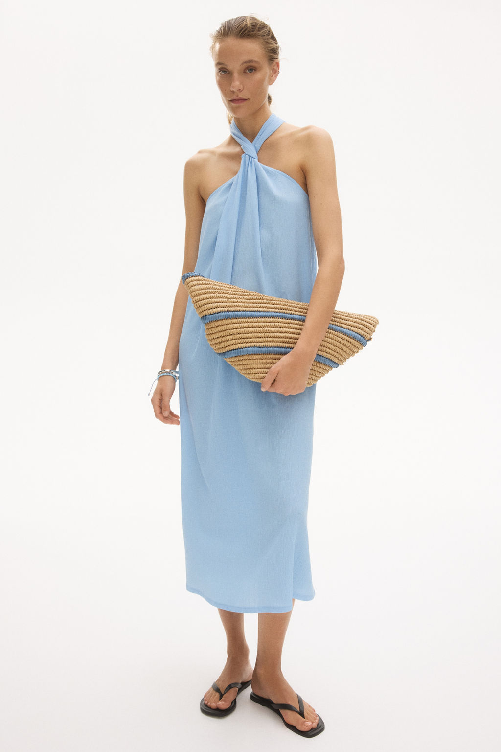 Vestido halter con detalle girado - H&m фото 2