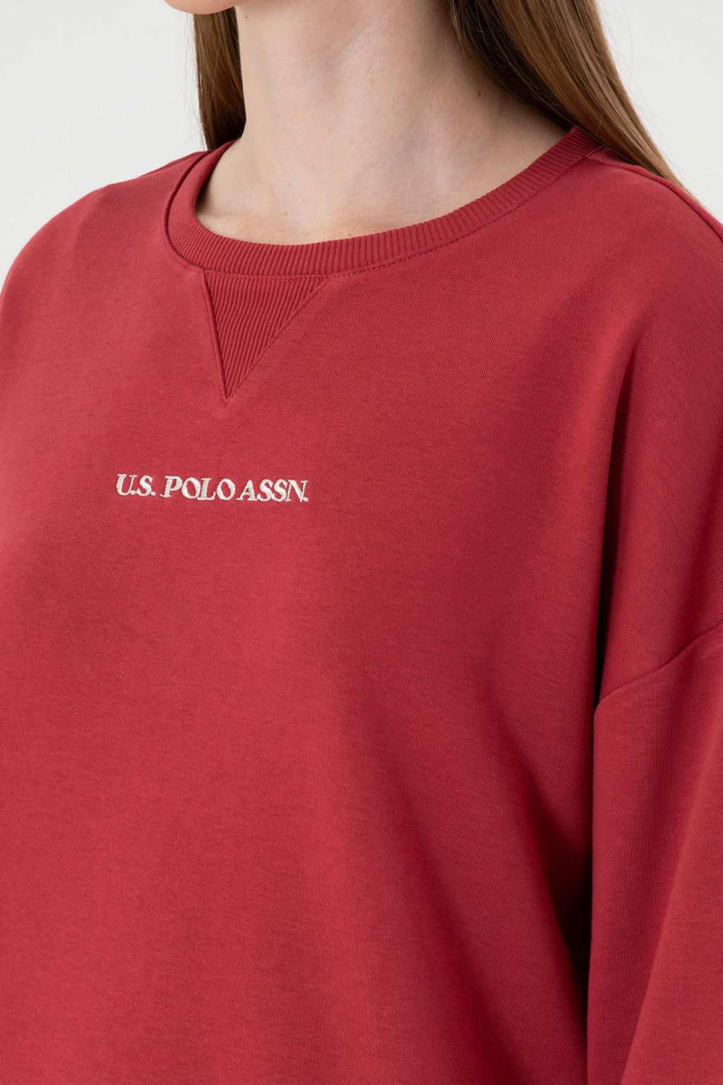 Kad_n Vi_ne Sweatshirt Sepette S_rpriz _ndirim - U.s. polo assn фото 7
