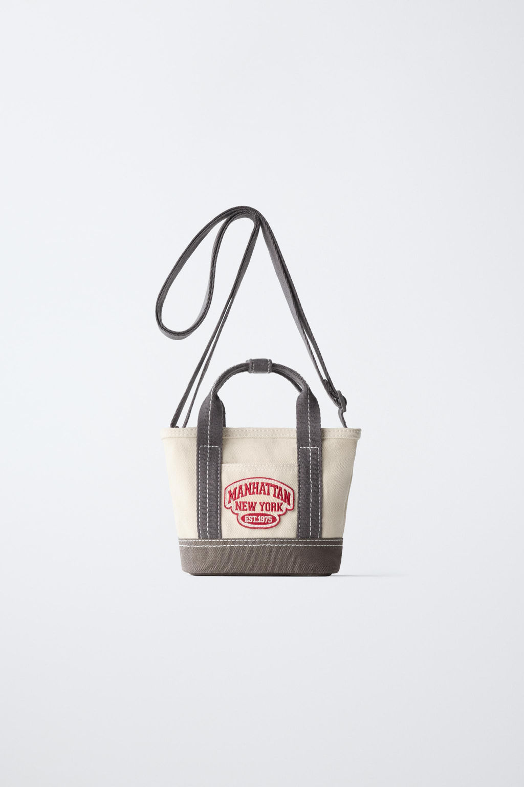 MINI SHOPPER MANHATTAN / Blanco Crudo