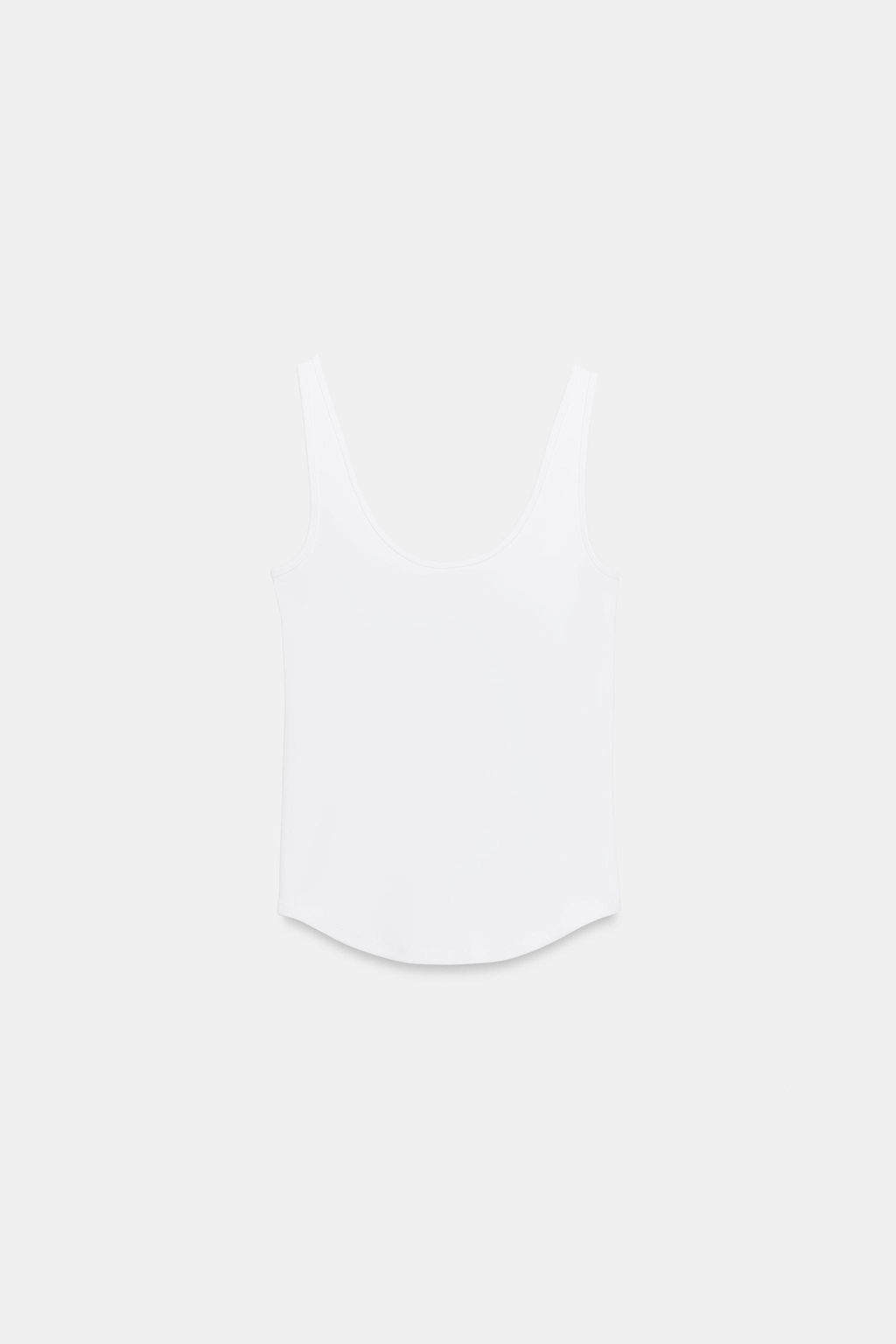 CAMISETA TIRANTES ALGOD?N / Blanco - Zara фото 5