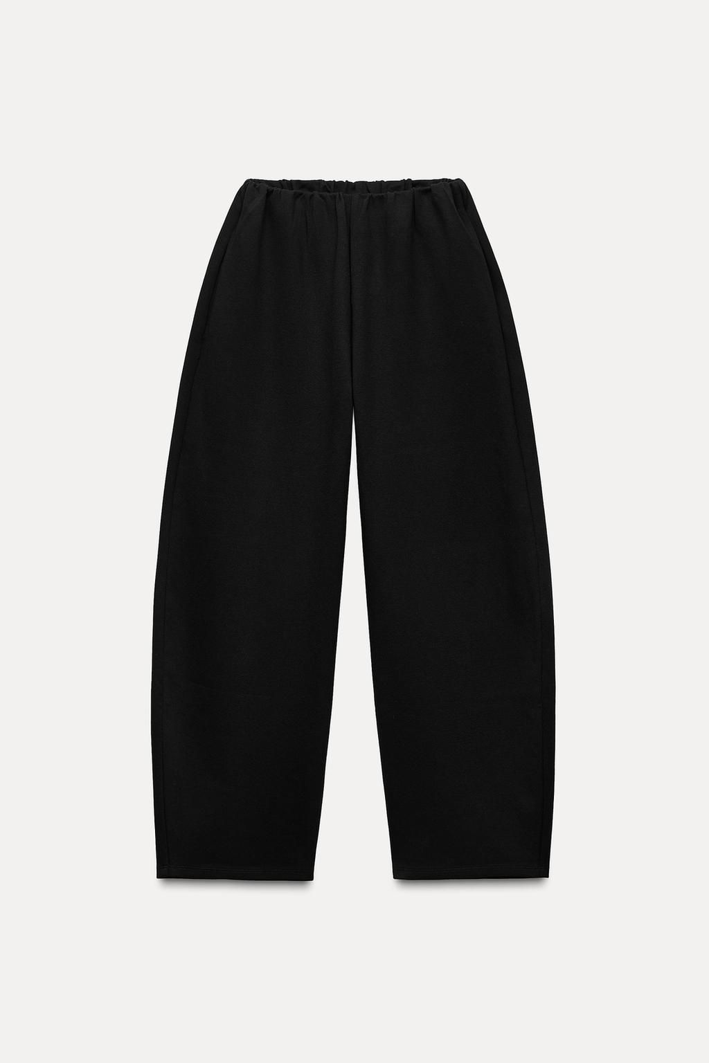INTERLOCK BALLOON TROUSERS - Zara фото 7