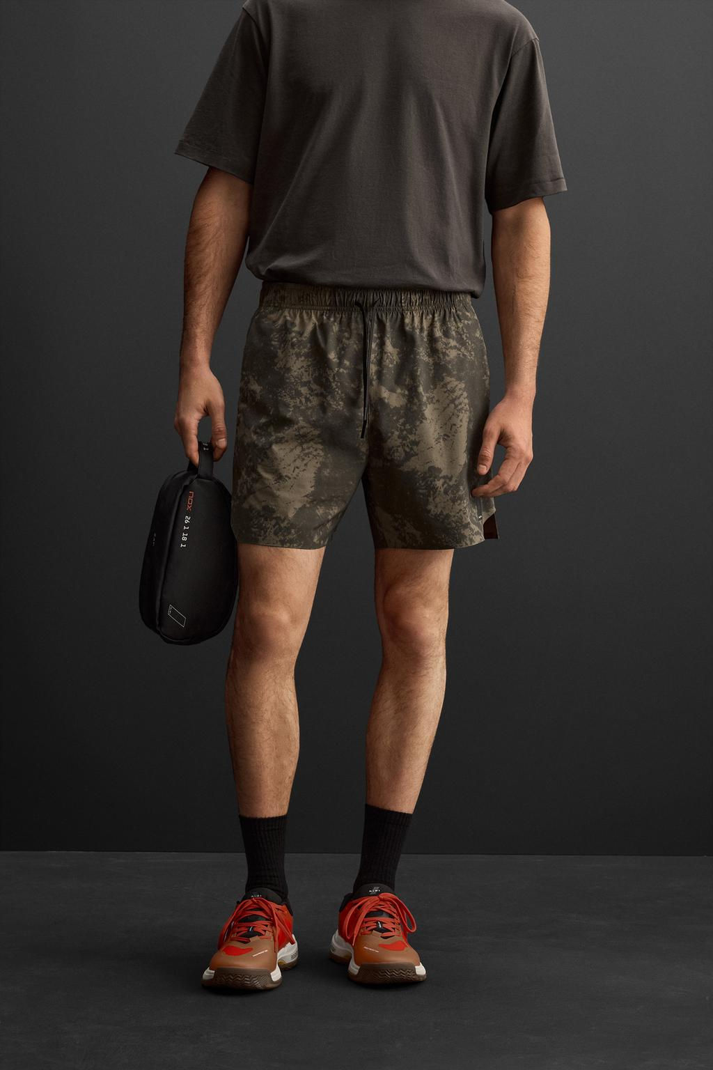 PRINTED TRAINING SHORTS - Zara фото 3