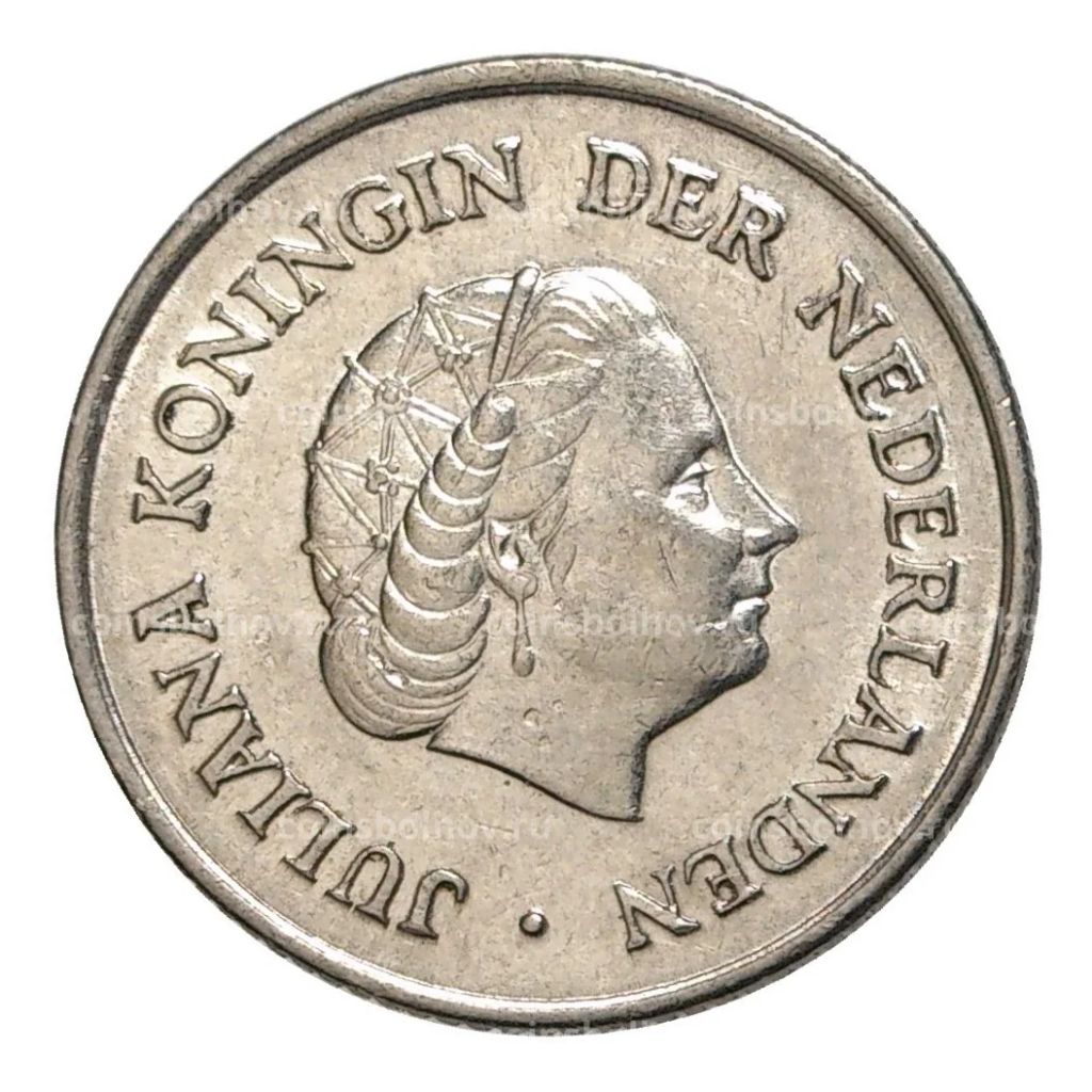 25 центов 1960 года Нидерланды