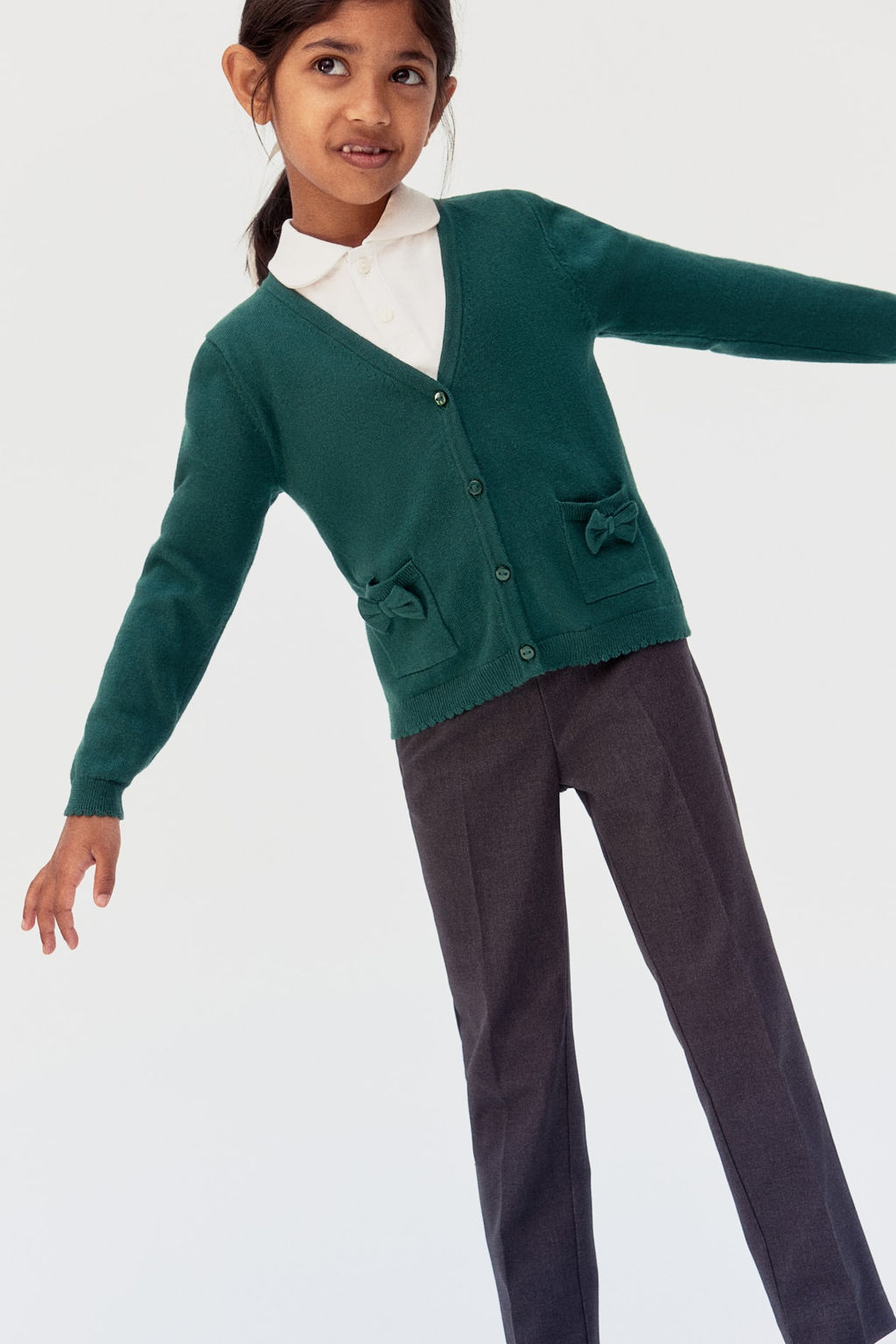 Cardigan escolar de algodon - H&m фото 2