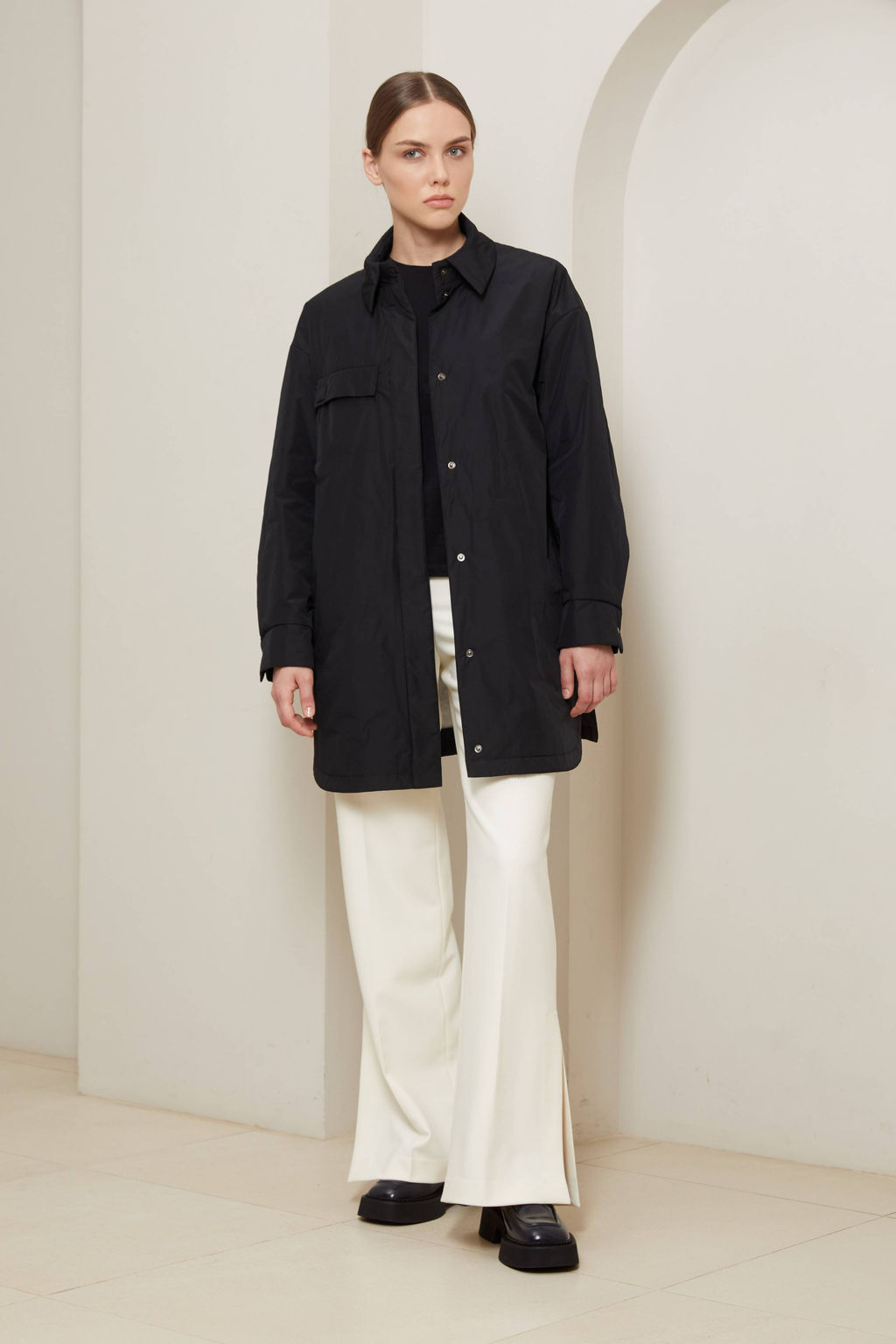 Полупальто женское арт. 300S - Ultramarine фото 2