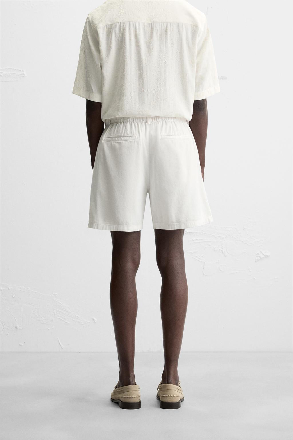 BERMUDA SHORTS LINEN BLEND - Zara фото 12