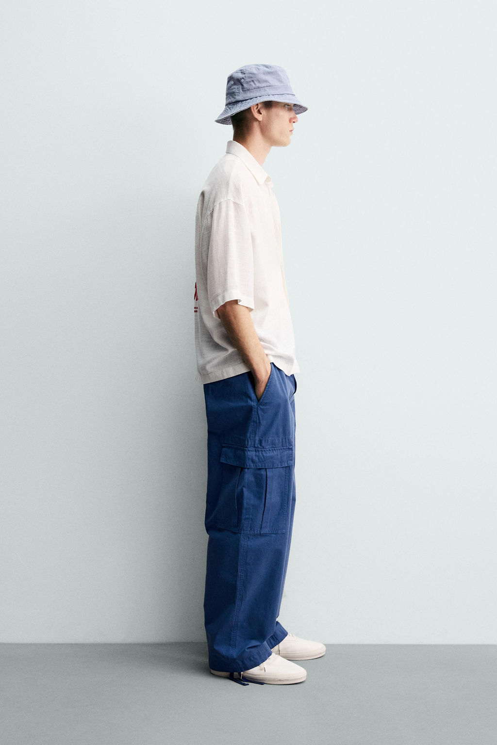 CAMISA RELAXED FIT ESTAMPADO FRUTAS / Blanco - Zara фото 4