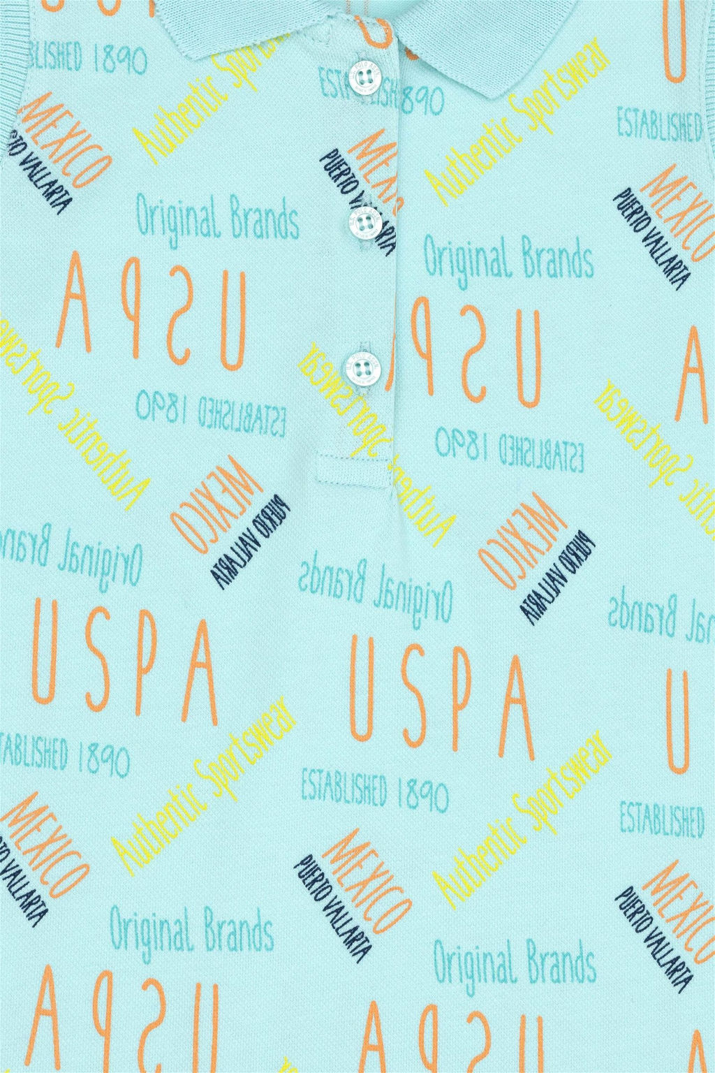 U. S. Polo Assn Вязаное платье зеленого цвета для девочек - U.s. polo assn фото 3