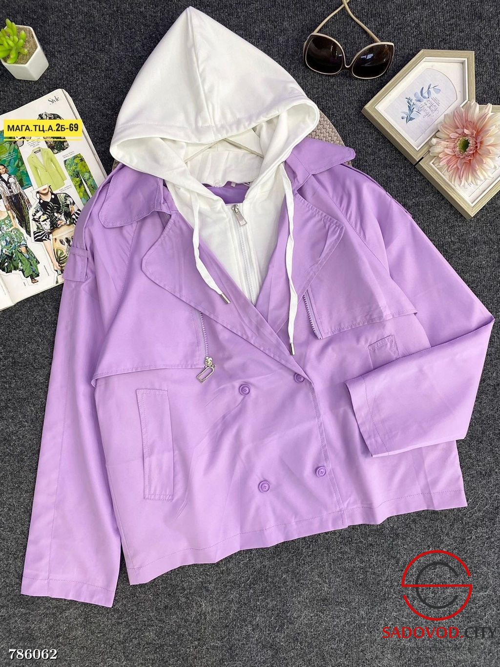 Ветровка со съемным капюшоном - Bruno фото 3