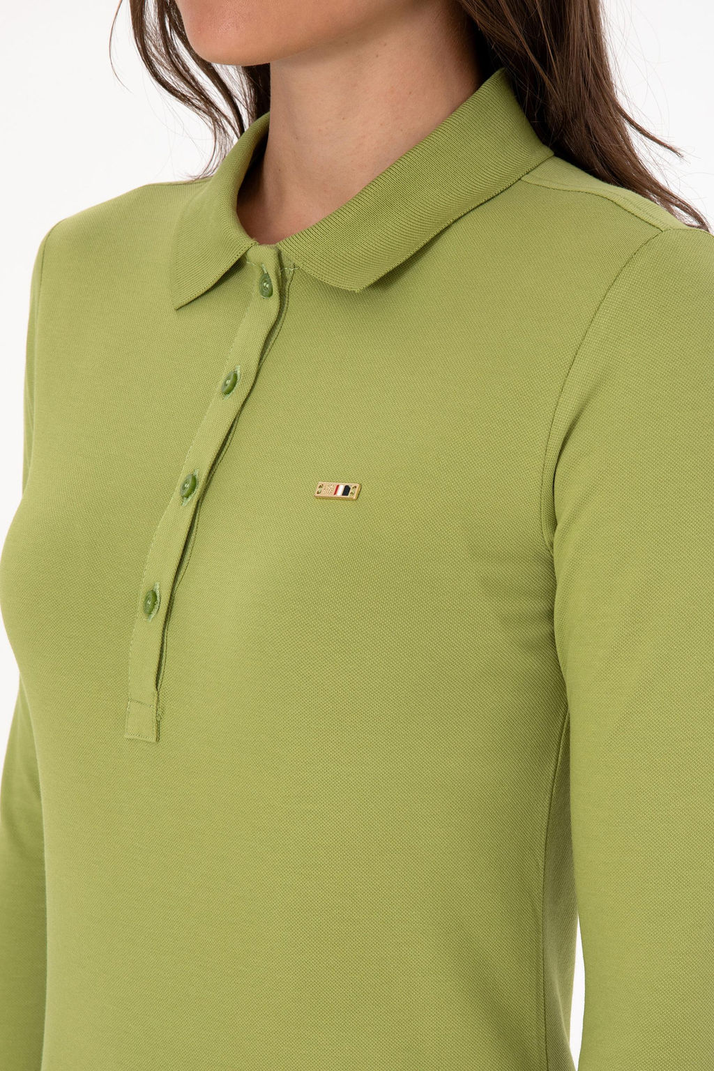 Kad_n F_st_k Basic Polo Yaka Sweatsh_rt