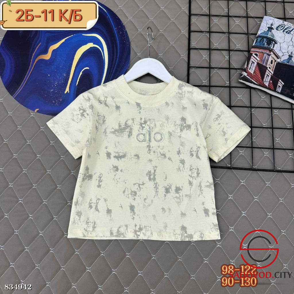 Футболка для девочки из хлопка