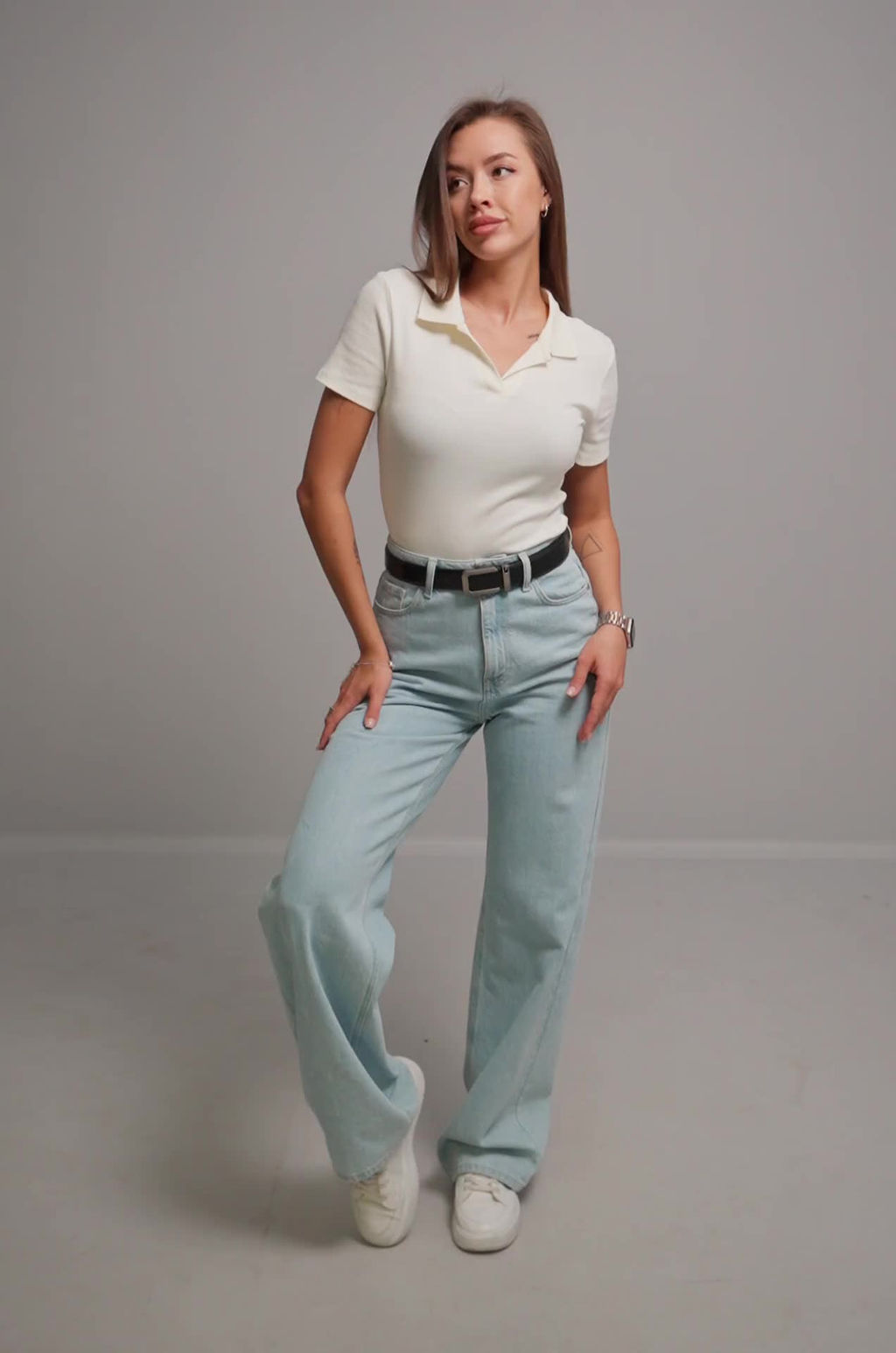 Женская футболка-поло Happyfox  фото 48