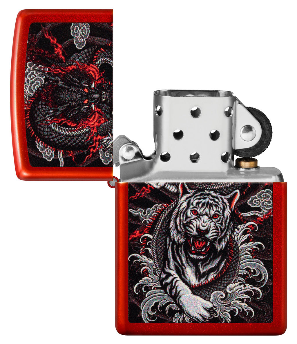 Зажигалка ZIPPO Дракон и тигр | Dragon Tiger Design 48933
