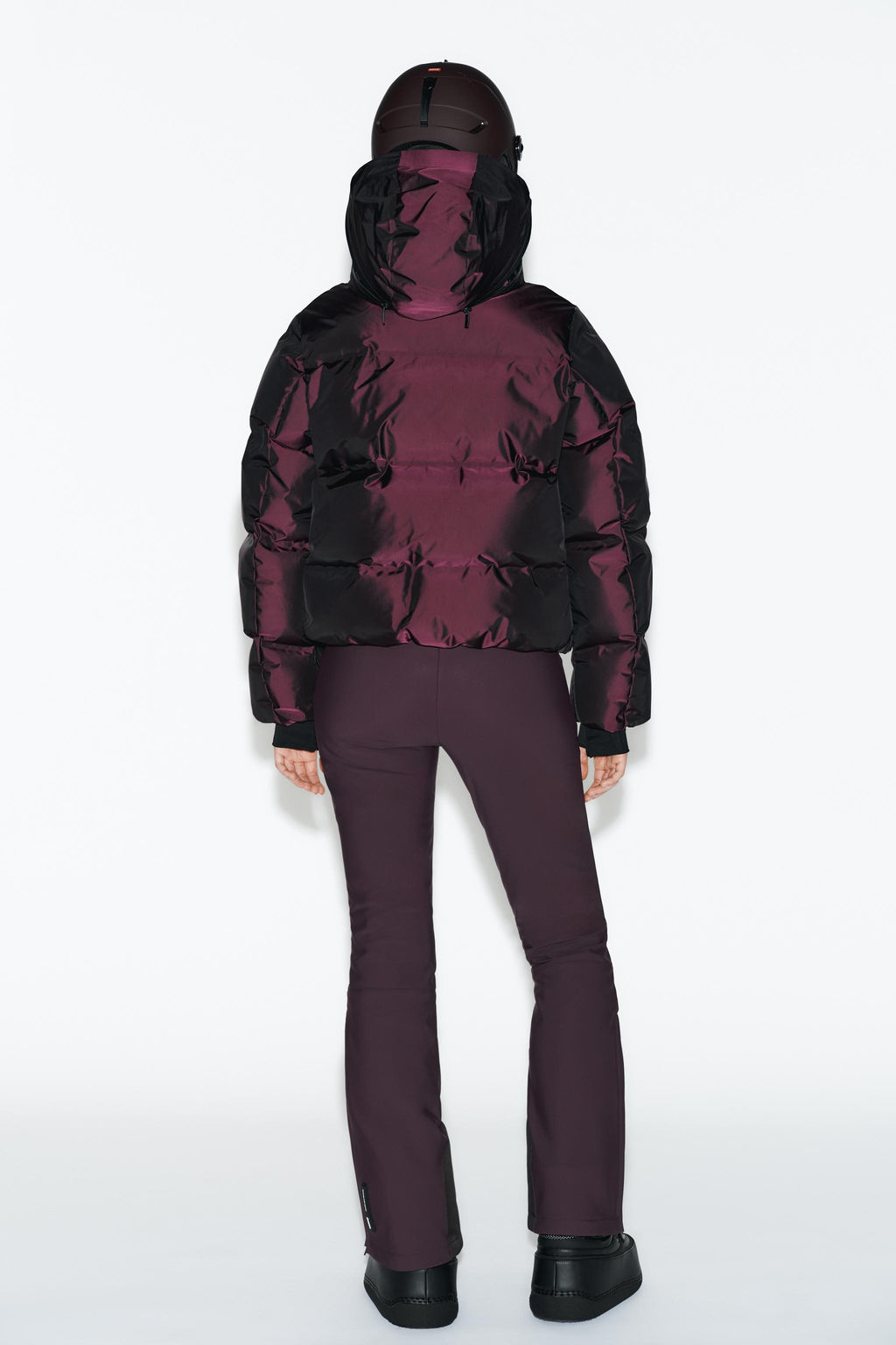 ANORAK ACOLCHADO 80% PLUM?N 20% PLUMA WATER RESISTANT WINDPROOF RECCO® TECHNOLOGY SKI COLLECTION / Burgundy - Zara фото 5