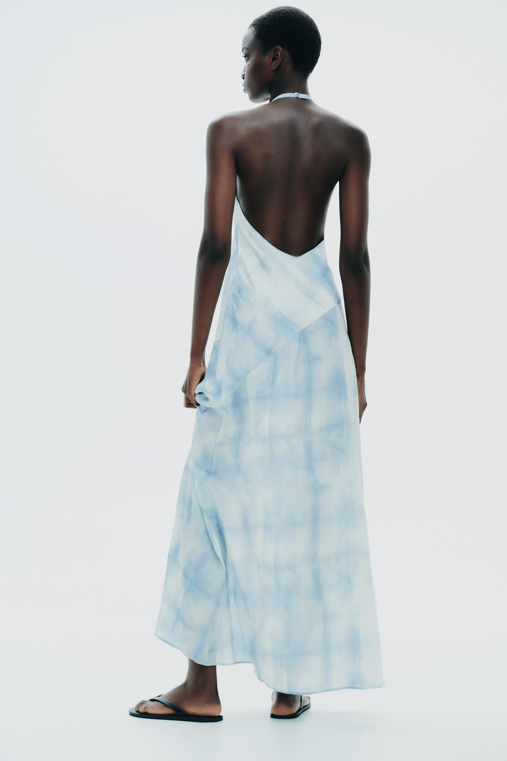 HALTER TIE-DYE DRESS - Zara фото 19