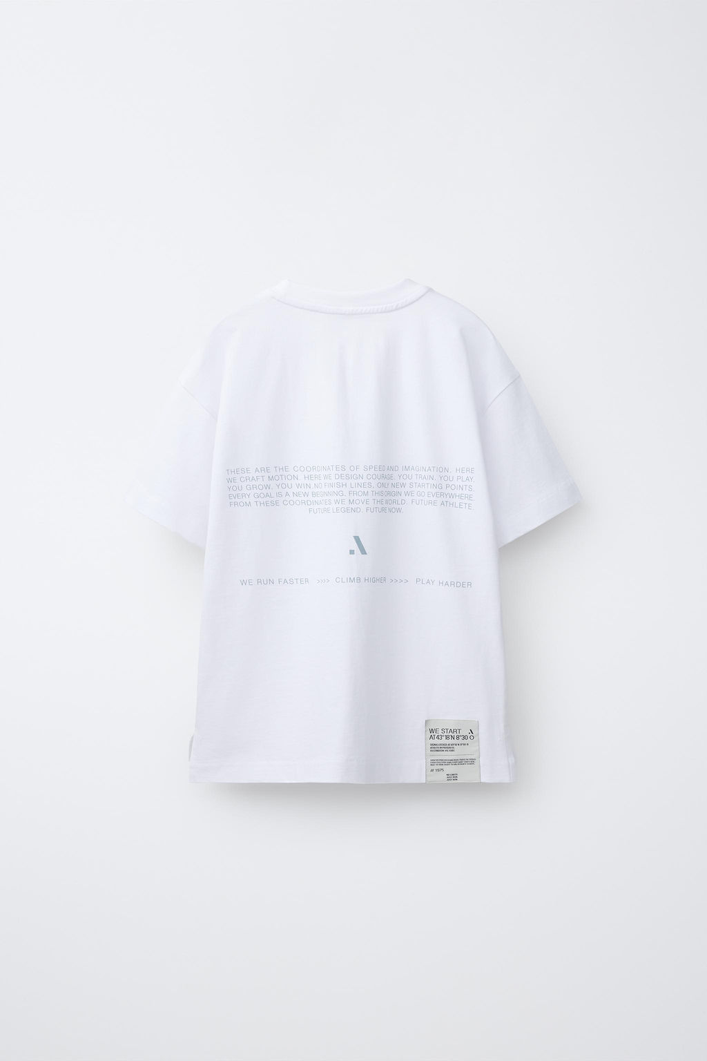 CAMISETA SPORTY LOGO / Blanco