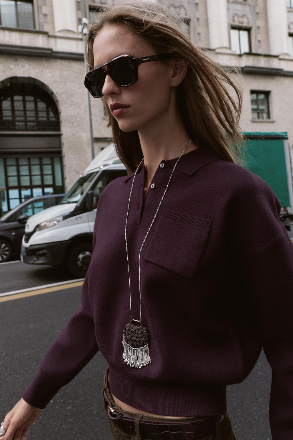 POLO NECK SWEATER WITH POCKET - Zara фото 2