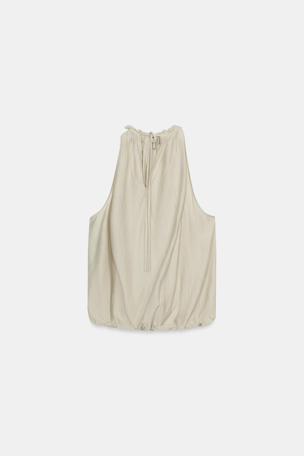 TOP HALTER GLOBO ABALORIOS / Crudo - Zara фото 7